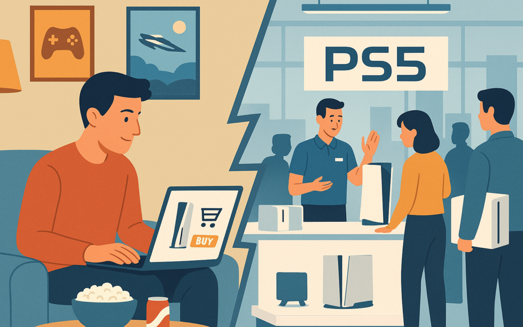 PS5 kopen online vs in de winkel: wat is beter?